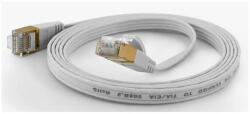 Wantec FTP CAT6a Patch kábel 0.2m - Fehér (7002) (7002)