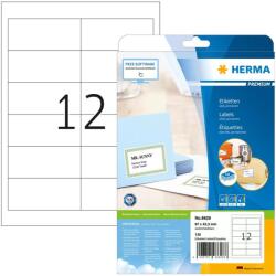 HERMA Etiketten Premium A4 weiß 97x42, 3 mm Papier 120 St. (8628) (8628)