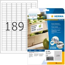 HERMA Etiketten A4 weiß 25, 4x10 mm extrem haftend 4725 St. (10900) (10900)