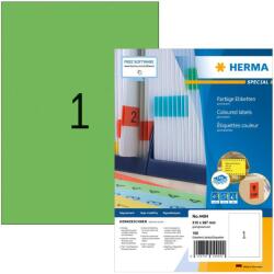 HERMA Etiketten A4 grün 210x297 mm Papier matt 100 St. (4404) (4404)