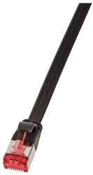 LogiLink Flachpatchkabel 2xRJ45 U/FTP Cat6A 15.0m schwarz (CF2103S) (CF2103S)