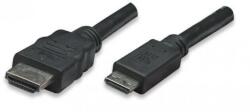 TECHLY 3m HDMI HDMI kábel HDMI A-típus (Standard) HDMI Type C (Mini) Fekete (ICOC-HDMI-B-025) (ICOC-HDMI-B-025)