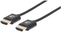 Manhattan 394352 HDMI kábel 1 M HDMI A-típus (Standard) Fekete (394352) (394352)