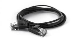 Wantec UTP CAT6a Patch kábel 1.5m - Fekete (7314) (7314)
