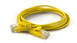 Wantec UTP CAT6a Patch kábel 25m - Sárga (7294) (7294)