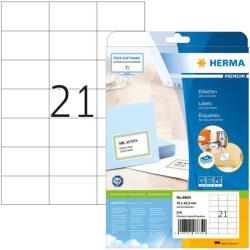 HERMA Etiketten Premium A4 weiß 70x42, 3 mm Papier 210 St. (8634) (8634)
