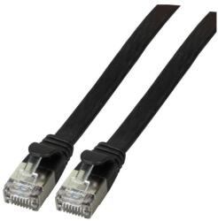 EFB-Elektronik RJ45 Patchkabel U/FTP, Cat. 6A, TPE 4, 0mm ultraflex, 0, 5m, sw (K5547SW. 0, 5) (K5547SW.0,5)