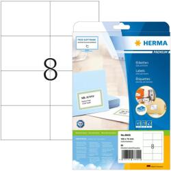 HERMA Etiketten Premium A4 weiß 105x74 mm Papier 80 St. (8645) (8645)