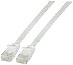 EFB-Elektronik RJ45 Flachpatchkabel U/UTP, Cat. 6A, PVC, 1, 5m, weiß (K8107WS. 1, 5) (K8107WS.1,5)