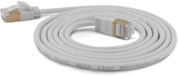 Wantec SSTP CAT7 Patch kábel 3m - Szürke (7190) (7190)