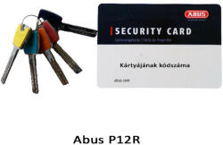 Gyártott kulcs (kód alapján) Abus P12R (KGYP12R)
