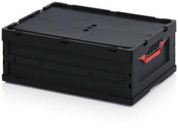 AUER Packaging ESD Összecsukható láda Fedéllel ESD FBD 64/22 (ESD_FBD_64_22)