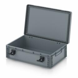 AUER Packaging Euro láda Pro zsanéros fedéllel EDP S 64/17 HG (EDP_S_64_17_HG)