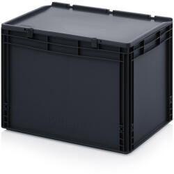 AUER Packaging Esd Euro Tárolóláda Zsanéros Fedéllel Esd Ed 64/42 Hg (ESD_ED_64_42_HG)