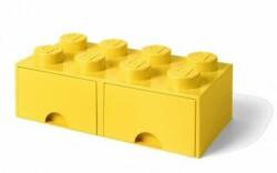 LEGO® LEGO® tárolódoboz 8 - fiókokkal, sárga 250 x 500 x 180 mm (SL40061732akcia)