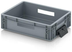 AUER Packaging Euro láda zárt, összekapcsoló rendszerrel EG VL 43/12 HG HO (EG_V_43_12_HG_HO)