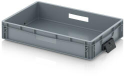 AUER Packaging Euro láda zárt, összekapcsoló rendszerrel EG VL 64/12 HG HO (EG_V_64_12_HG_HO)
