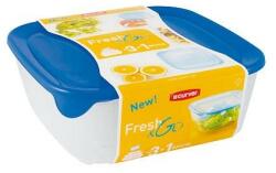 Keter Ételtartó szett CURVER Fresh&Go 4 db-os 0, 8L+1, 7L+2, 9L+0, 25L átlátszó/átlátszó kék 182596