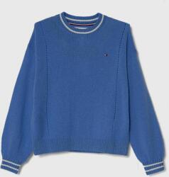 Tommy Hilfiger gyerek gyapjú pulóver könnyű - kék 176