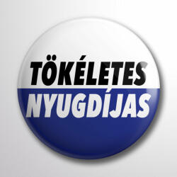 Partikellékek Tökéletes nyugdíjas kitűző