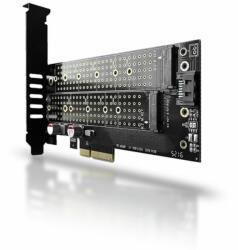 AXAGON PCEM2-D PCIe NVMe+SATA M. 2 Adapter (PCEM2-D) - hardwarezone