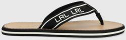 Lauren Ralph Lauren flip-flop Roxxy fekete, női, lapos talpú - fekete Női 35.5