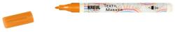  Marker pentru textile KREUL, varf fin, portocaliu