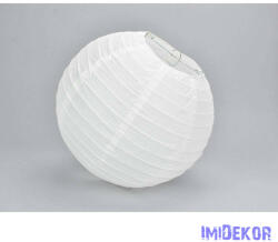  Papír lampion 25 cm - Fehér