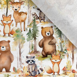Takoy French terry Takoy 150cm aventură animalelor din pădure
