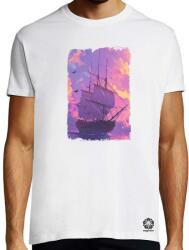 Magnolion Lila hajó póló