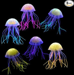  Fluoreszkáló Meduza 8*8*15.5cm / 1db
