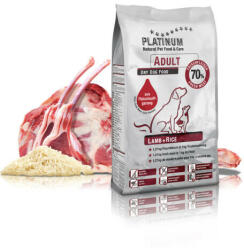 PLATINUM Adult Lamb + Rice 1, 5kg Kutyatáp Bárányhúsból