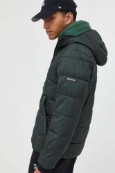 Abercrombie & Fitch rövid kabát férfi, zöld, átmeneti - zöld L