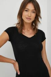 Sisley t-shirt női, fekete - fekete S - answear - 7 390 Ft
