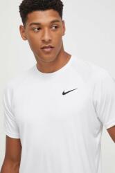 Nike edzős póló fehér, sima - fehér L