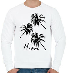 printfashion Miami - Férfi pulóver - Fehér (2271496)