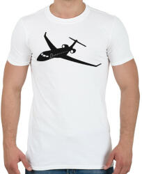 printfashion Repülő - Férfi póló - Fehér (5277672)