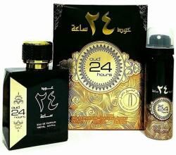 Apa de parfum Ard Al Zaafaran Set cadou Oud 24 Hours 100ml + Deodorant Spray 50ml, Unisex