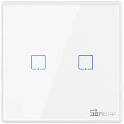 Sonoff Telecomanda tip Intrerupator Sonoff T2EU2C-RF 433Mhz, dublu