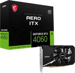 MSI GeForce RTX 4060 AERO ITX OC 8GB GDDR6 128bit (V812-012R) Videokártya