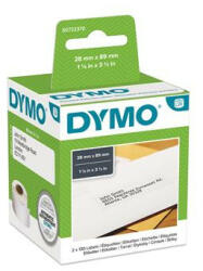 DYMO Etikett, LW nyomtatóhoz, 28x89 mm, 130 db etikett, DYMO (GD99010) - fapadospatron