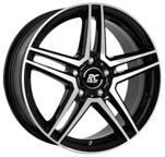 RC RCD17 SGVP - Fényes fekete polírozott 5/112 19x8, 5 ET54 66, 6 - teligumi