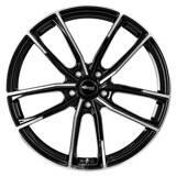 Brock B38 SGVP - Fényes fekete polírozott 5/112 19x8 ET50 57, 1 - teligumi