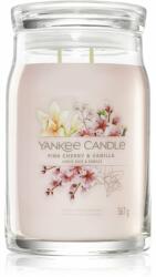 Yankee Candle Signature Pink Cherry & Vanilla illatgyertya 567 g