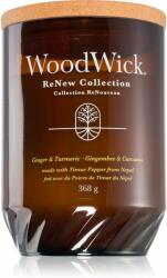 WoodWick Ginger & Turmeric illatgyertya fa kanóccal 368 g