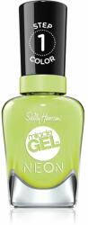 Sally Hansen Miracle Gel gel de unghii fara utilizarea UV sau lampa LED culoare 052 Electri-Lime 14, 7 ml