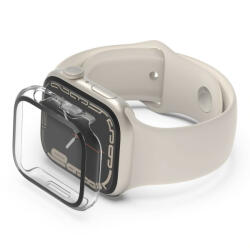 Belkin Protector de ecran Belkin 2in1 pentru Apple Watch Series 4/5/6/SE/7/8/9, 44/45mm, transparent - VERSIUNE NOUĂ (OVG004zzCL-REV)