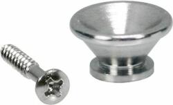 Boston EP-PP-N strap buttons, metal, with screw, v-model, diameter 17mm, 2-pack, nickel