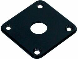 Boston JP-100-B jack plate, square, plastic 34x34mm, flat, black