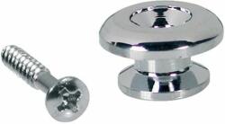 Boston EP-RR-C strap buttons, metal, with screw, spherical model, diameter 17mm, 2-pack, chrome